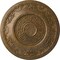 Ekena Millwork Nestor Ceiling Medallion (Fits Canopies up to 5"), Hand-Painted Rubbed Bronze, 25 7/8"OD x 2 1/4"P CM25NERZS - alternate 1